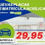 Nuevas placas de matrícula acrílicas | Talleres AGM Albacete